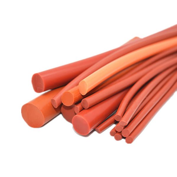 Thency's orange silicone cords with various diameters