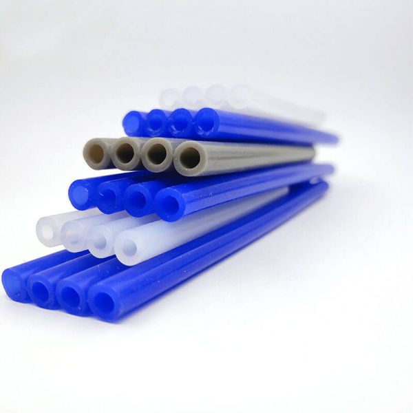 Various colors of silicone tubes