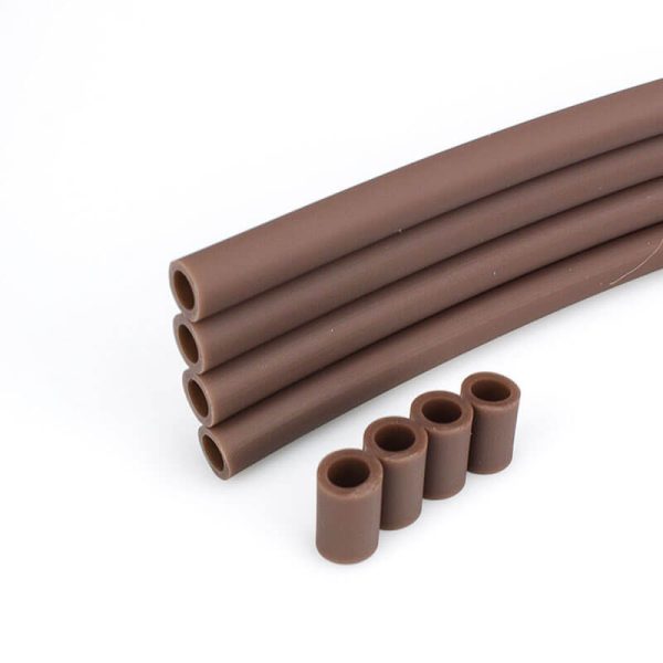 Brown silicone tubing