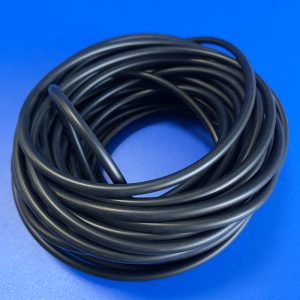 Electrically conductive silicone rubber tubing for electronics and industrial use