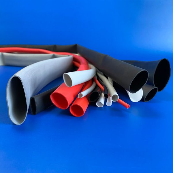 Variety of sizes and colors in Tenchy's silicone heat shrink tubing