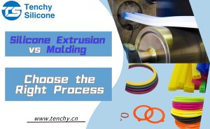 Silicone Extrusion vs. Molding: Choose the Right Process